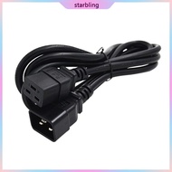 Star 5 9ft Length Power Cord 3pin IEC320-C19 to C20 Adapter Cable Female to Male Port