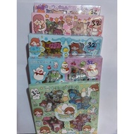 CICI BOX STICKERS containing 100 momo stickers, mixue stickers, ring stickers, contents 100