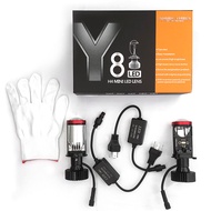 (จัดส่งในกรุงเทพฯ)1คู่ หลอดไฟหน้าLedมินิโปรเจคเตอร์ รุ่นY13 Y11 Y8 Y14 Y6 Y19 ขั้ว H4 RHD ไฟหน้าLED 