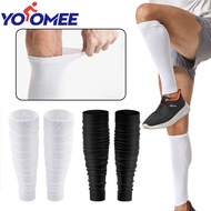 Yoomee การรัดขายางยืดสำหรับเล่นกีฬา,1คู่แขนสนับน่องถุงเท้าป้องกันที่อุ่นขาออกกำลังกายวิ่งบาสเกตบอล