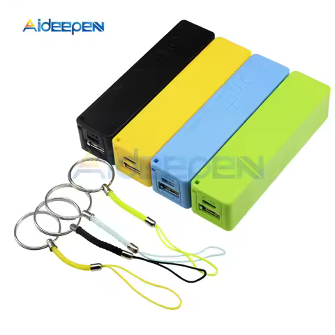 USB Power Bank Case Kit 18650 Battery Charger DIY Electronic Storage Boxes 1800mAh 2200mAh 2600mAh 2