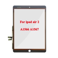 LCD Outer Touch Screen For ipad air 2  A1566 A1567 Touch Glass Screen Digitizer Conector Touch Panel