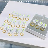 [GNN] EMAS 375 SUBANG BULAT OFFER SIMPLE CIRCLE S77B HOOP EARRING 375 GOLD