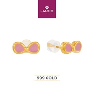HABIB 999/24K Yellow Gold Earrings 9300001Y