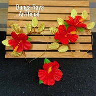 Bahan Diy Sanggul Lintang Murah | Daun Gold | Bunga Raya | Cekak Sanggul | Cekak Merdeka | Zapin | K