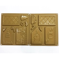 CM-28 Silicone Christmas Cake House Decoration Mould