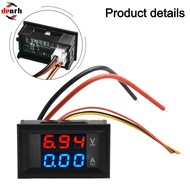 [DRHT] Dual LED 3 Digit Digital DC 100V 10A Voltmeter Ammeter Voltage Amps Power Meter