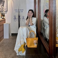 Goyard Goyard ANJOU Double-Sided Tote Tote Dog Tooth Vegetable Basket Underarm Bag Presbyopia Full P