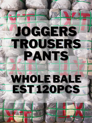 UKAY RERUN WHOLE BALE Unisex Mix Men's Cargo Trousers Jogger Plain Branded Pants per BALE Promo est 90pcs more or less