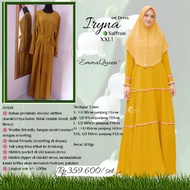 Iryna DRESS SAFFRON SUSUN EMMAQUEEN DAILY DRESS MUSLIMAH