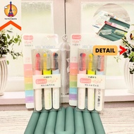 Stabilo 6 Colors 1 Set of 3 pcs CS-H779 Pastel Colors Nice Cute Highlighter 6 Color 1 Set 3 pcs Birt