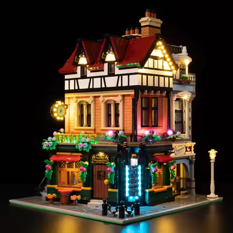 Kyglaring LED Light Kit suitable for Lego 10350 Tudor Corner Building Block Decorative Lamp No Lego 