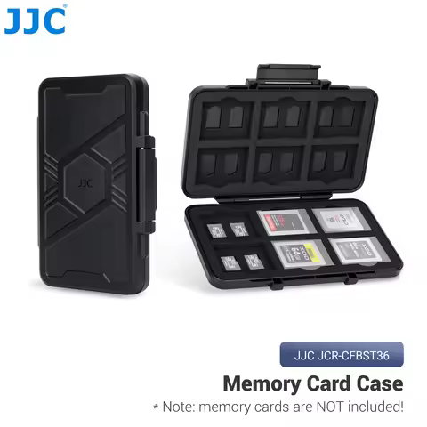XQD Card CFexpress Type B Card Case Holder Storage 36 Slots Memory Card Organizer Box for 24 TF Micr