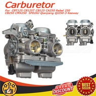 Motorcycle Carburetor Carb For  CBT125 CB125T CB125 CA250 Rebel 250 CB250 CMX250  SPD26J Qianjiang Q
