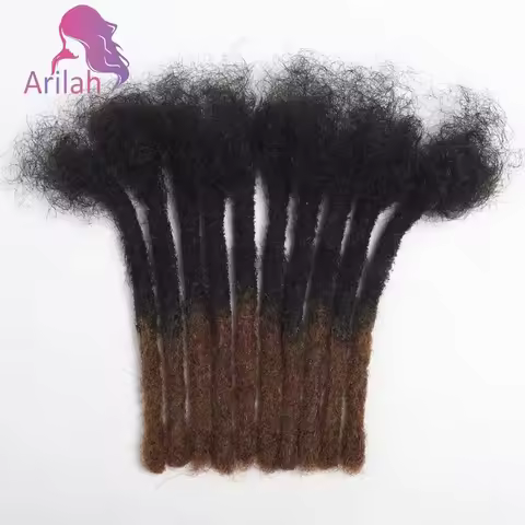 100% Human Hair Dreadlock Extensions T1B/27/30/99j/613 Loc Extensions Human Hair Permanent Loc Exten