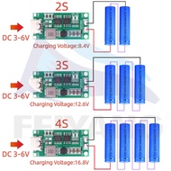 2S 3S 4S Type-C to 8.4V 12.6V 16.8V 7.4V 11.1V 14.8V 18650 Lithium Boost Charger