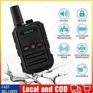 WLN KD-C51 Two Way Portable 16 Channel 400-470 MHz 5km Mini Walkie Talkie [1/2 UNIT] ， USB充电，耐用防摔