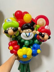 Mario 畢業花束 生日 氣球花
