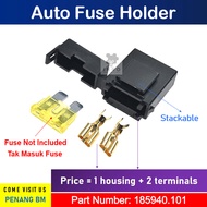 Auto Fuse Holder Automotive Terminals FUSE HOLDER BLACK 12V/24V FOR CAR & LORRY