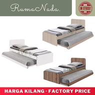 Wooden Pull Out Bed / Pull Out Bed Simple / Katil Kayu Single / Katil Pull Out Single / Pull Out Kayu / Katil Murah / Katil Tarik Bawah