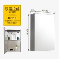 Stainless steel bathroom elevator cabinet mirror box bathroom mirror cabinet single door mirror cabi