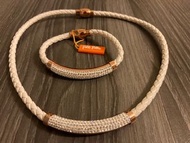 Folli Follie 白色水晶套裝（頸鍊連手鍊）