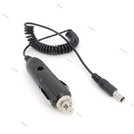 DC 12V 24V Car lighter Charger to DC male plug 5.5mmx2.1mm power supply Charging connector adapter C