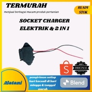 Socket charger 805 / RUMAH CHARGER SPRAYER ELEKTRIK SOCKET CAS AKI BAT