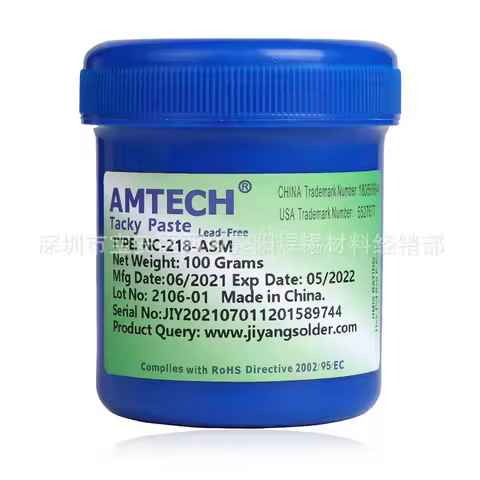 AMTECH NC-218-ASM rosin paste 100g repair paste viscous paste flux soldering pasta de solda rosin