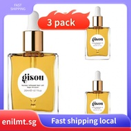 READY STOCK  3pack  Gisou Honey Infused Hair Oil - Hydrating & Frizz Control Treatment with Mirsaleh