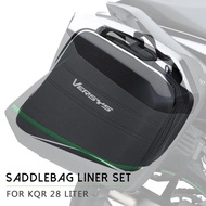 For Kawasaki Versys 1000 650 Ninja 1000 H2 SX For KQR 28L Hard Saddlebag Liner Set Saddle Bags Trave