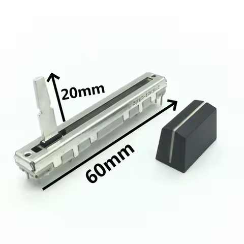 1pcs，Straight slip potentiometer，10KB，6Pin，Pioneer DJ，DDJ-SB DDJ-SB2 DDJ-SB3，Mixing console volume p