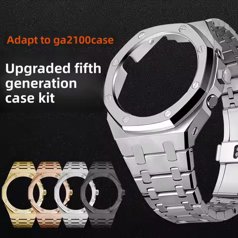 For Casio G-SHOCK GA-2100 Farmhouse oak 316L ga2100 bezel stainless steel case metal Wrist Band AP m