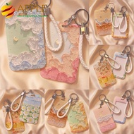 PINLESG Business Card Holder, Plastic Credit Card Holders, Cute Bus Card Cover  Child