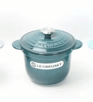 Le Creuset  Cast Iron Enamel Pot 18cm Health Soup Deep Stew Household Congee Boiling Frying Pan