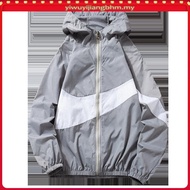 HENRY Unisex Jacket Couple men women plus size sports sunscreen jacket windbreaker jaket sukan lelak
