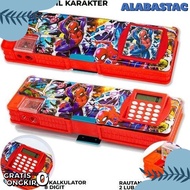 Magnetic Calculator Pencil Case Character Shavings/ Magnetic Pencil Case/ Fancy Character Calculator