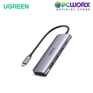 Ugreen CM195/70411 6in1 USB-C To HDMI+2*USB 3.0 A+SD/TF+PD Converter Space Gray
