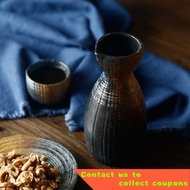 🧨Singapore Porcelain In Sifang  Japanese-Style Ceramic Sake Bottle Sake Cup Set Sake Set Liquor Fair Mug Restaurant Home