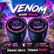 Gelasan MOLOR Layangan Super Tajam Kuat VENOM - Senar N66 Size 025 - 2000 Yard - Tekstur Sasak Padi