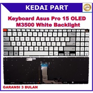 Asus Vivobook Pro 15 OLED M3500 D3500 K3500 K3500PA K6500 K6500Z K6500ZC K6500ZH White Backlight Bac