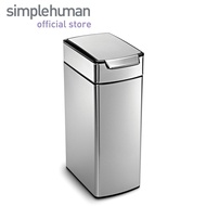 simplehuman 40L Slim Touch-Bar Trash Bin
