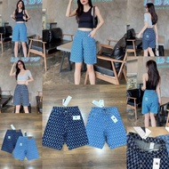 QXK0100 ML.B patterned cotton skinny jeans for women