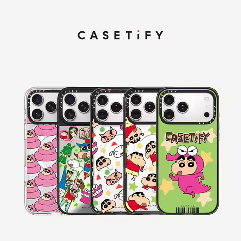 CASETiFY Crayon Shin-chan Series Magnetic Drop-proof Case for iPhone 13 14 15 16 17 Pro Max Air Plus
