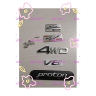 4wd /v6 / proton / rally art / trd /lizard  Emblem logo car accessories