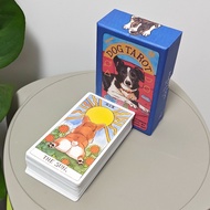dog Tarot 12 * 7cm Heaven And Earth Cover Gift Box Style Double-Sided Embossing 78 Sheets Witte Seri