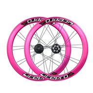 Litepro Aero S42 Wheel 20 Inch Wheelset Aluminum Alloy Double Layered Rim Disc V Brake Ultra Light 4