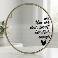 Motivational Quotes Mirror Decoration Sticker Art Background Decoration Home Accessories