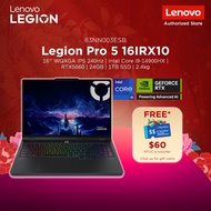 Lenovo Legion Pro 5 16IRX10 |RTX5060|Intel i9-14900HX|16" WQXGA 240Hz|24GB RAM|1TB SSD|83NN003ESB|3Y