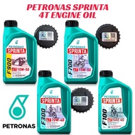 100% Original PETRONAS SPRINTA 4T OIL F100 SAE40 F300 20W40 F700 15W50 F900 10W50 Engine Oil Miyak H